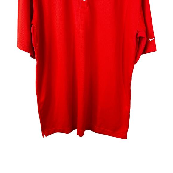 NIKE GOLF Men's Golf Short Sleeve Polo Shirt Neon Orange Size XXL - Picture 4 of 9